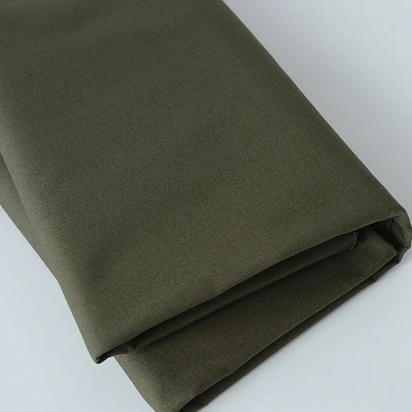 Katoenen poplin stof effen kleur wit rood zwart voor naaigerei quilten patchwork per halve meter