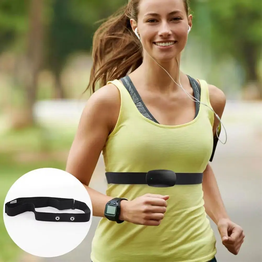 Running Training Riding Heart Rate Belt For Garmin Magene Black Bird Chest Strap Heart Rate Sensor Black Elastic Monitor Strap