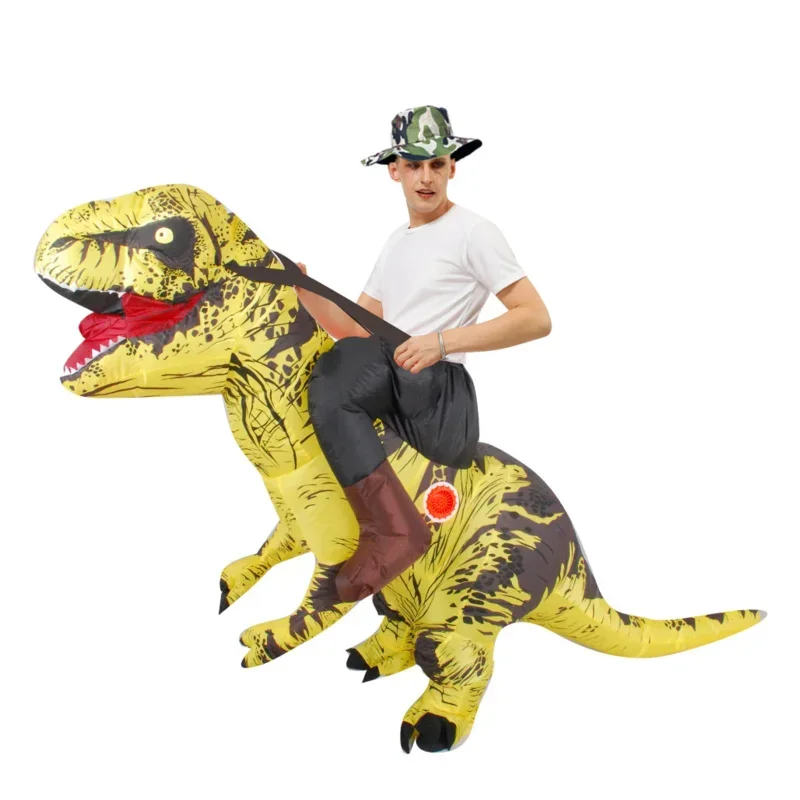 Fancy Dinosuar Mascot Costumes Adult Halloween T-rex Cosplay Costume Half Body Party Role Play Disfracez for Man Woman D