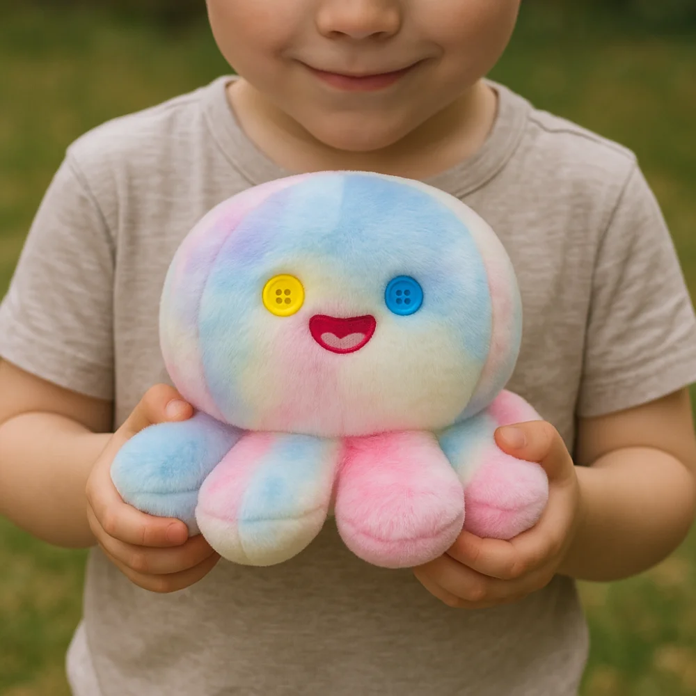 

Sea Animal Octopus Plush Toy Simulation Realistic Cosplay Octopus Dolls Lifelike Cuddly Colorful Stuffed Animal Toy