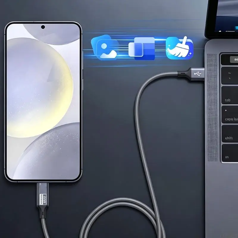 B03F Phone Maintenance Flashing Cable with 90 USB Type C Service Cord