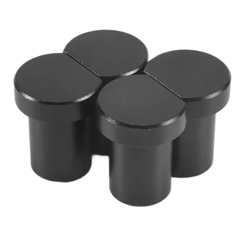 ABWZ-4Pcs Aluminum Alloy Bench Dog Clamp For T-Track Woodworking Workbench Positioning Planer Plug Fits Dog Hole view 2