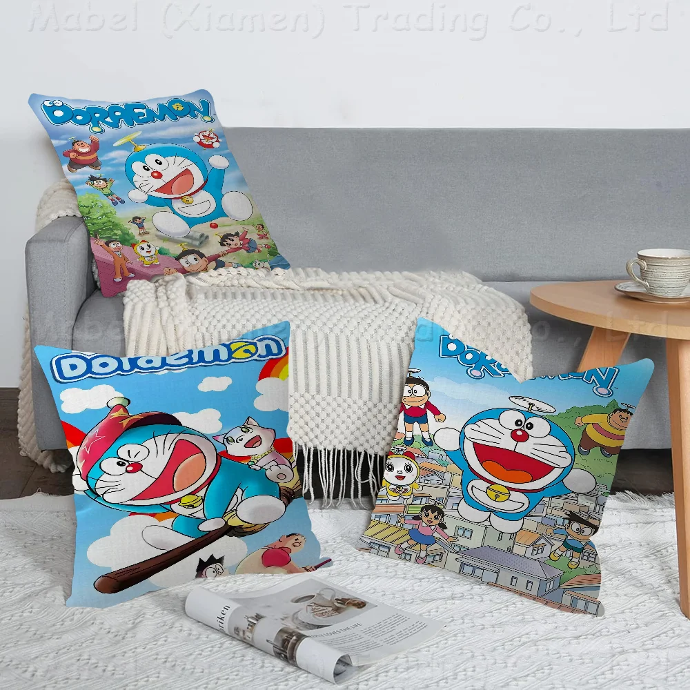 

Cartoon Doraemon Stitch Lucky Dragon Pillow Cover Sofa Cushion Cover Home Room Decoration Children Gift