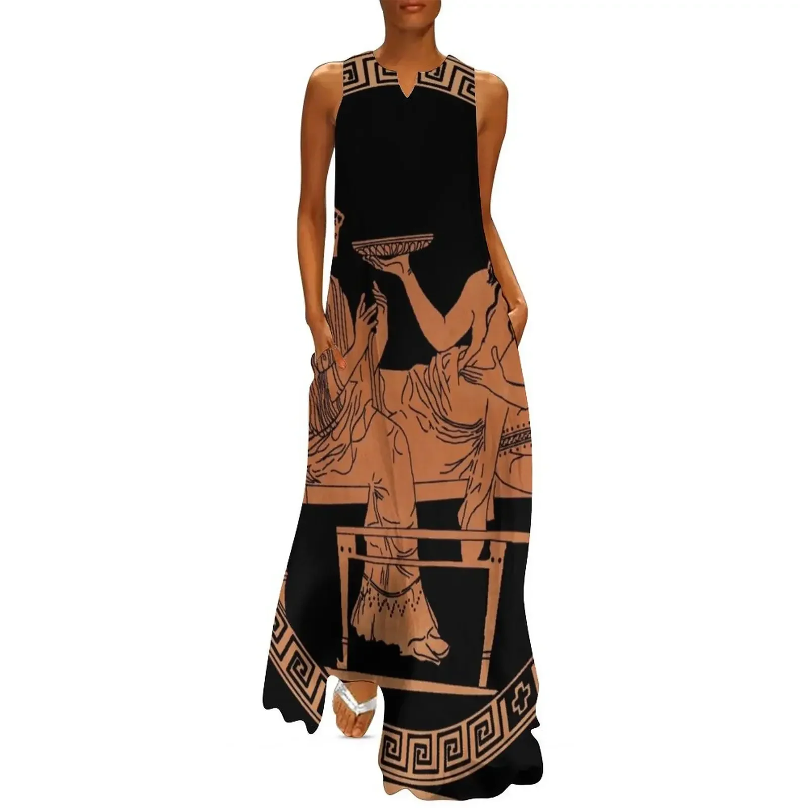 

Hades and Persephone Long Dress women's elegant loose dresses Elegant gowns beach dress beach dresses Dress