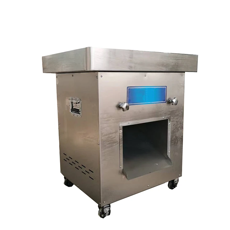 Automatic Chicken Pork Stew Meat Dicer Cutter Square Frozen Beef Meat Cube Cut Machine  Meat Cutter Machine