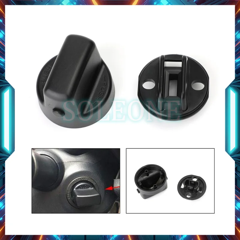 Keyless Ignition Start Switch Knob Cap & Insert D461-66-141A-02 D6Y1-76-142 For Mitsubishi Lancer Outlander