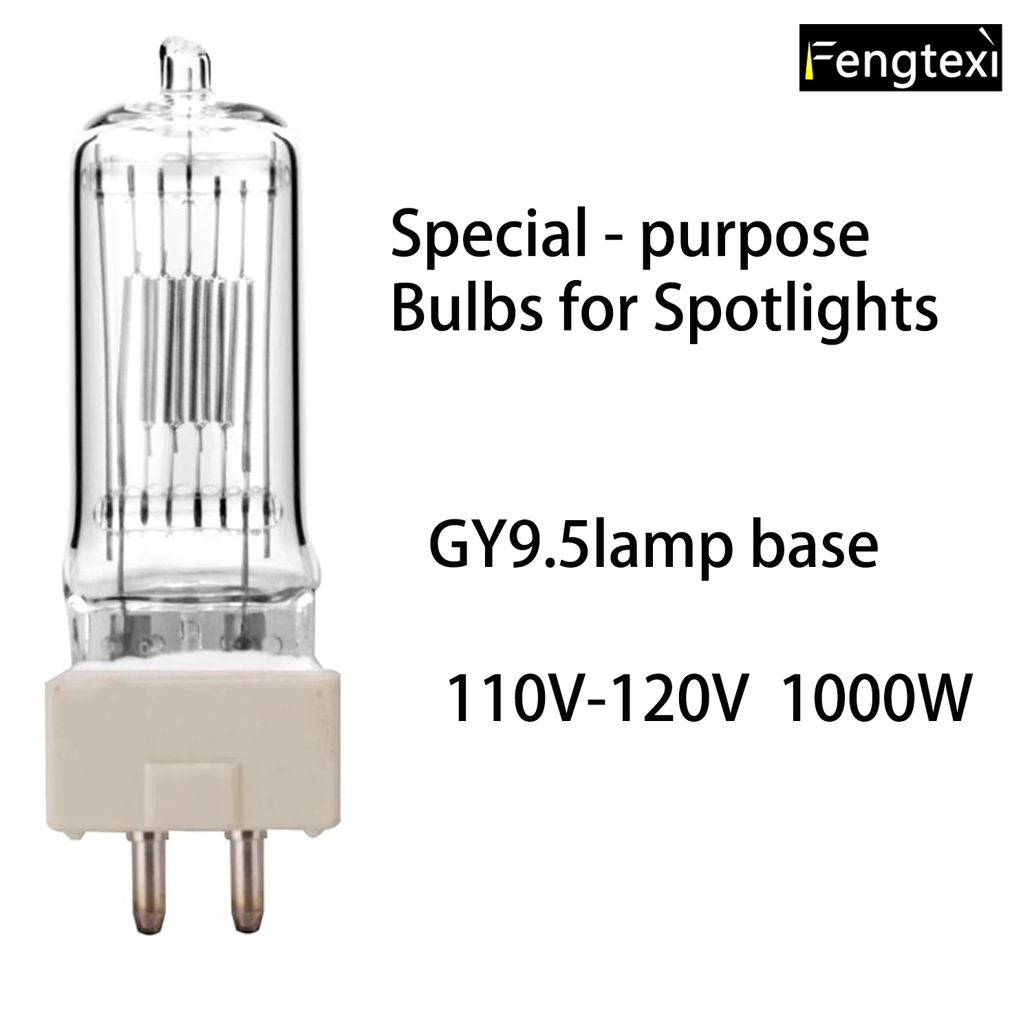 GY9.5 1000W Spotlight Bulbs for Studios Interviews Live Broadcasts Stages Photo Studios  Micro Films