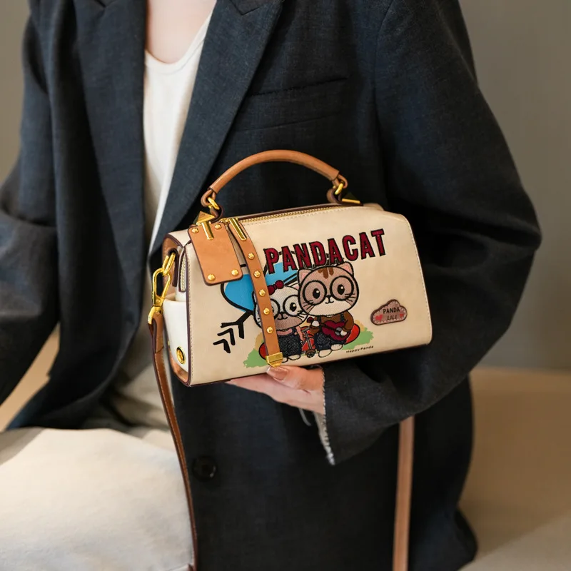 حقيبة كتف مبطنة أنيقة للنساء، حقيبة حبال عصرية جديدة لعام 2025، محفظة كروس كلاسيكية من جلد البولي يوريثان مع لهجة معدنية #4