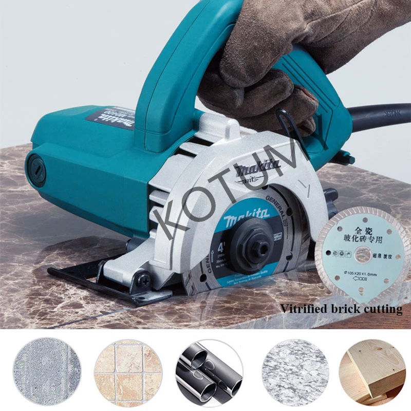 1200W Stone Cutting Machine Marble Machine Portable Electric Saw High-Power M0400B Stone Tile Slotting Machine Grooving machine