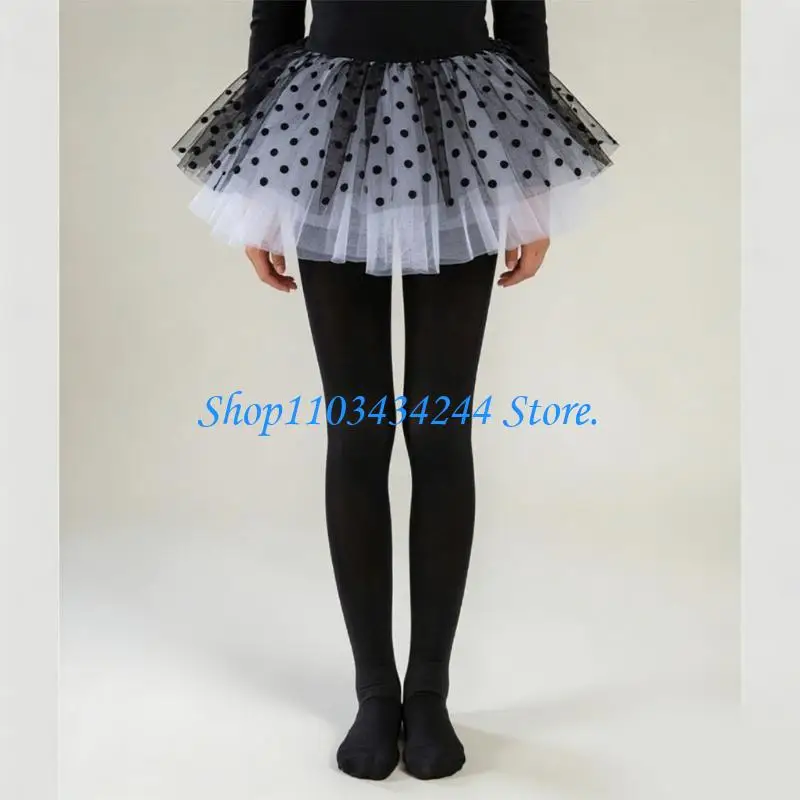  Kid Footed Tights For Dance Practice With Grippy Soles Breathable Pantyhose