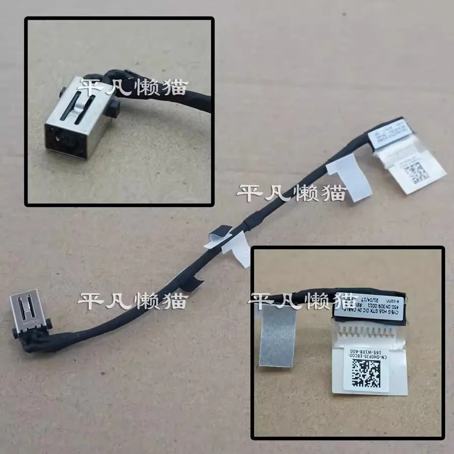 

НОВЫЙ кабель постоянного тока для DELL DELL для DELL Inspiron 15 7510 16 7610, зарядная головка с интерфейсом питания 0H0FJ5 H0FJ5 450.0N309.0001