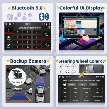 7/9/10吋通用安卓13車用收音機 64G車用安卓2DIN車用收音機 GPS藍牙中央多媒體智慧汽車系統 6 最佳銷售 安卓4GB內存雙DIN車用主機 - №6