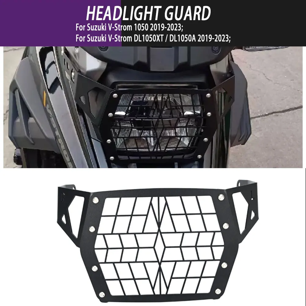 

Motorcycle Body Protection Part Headlight Protective Cover Grille Guard Cover For Suzuki V-Strom 1050 DL1050XT/DL1050A 2019-2023