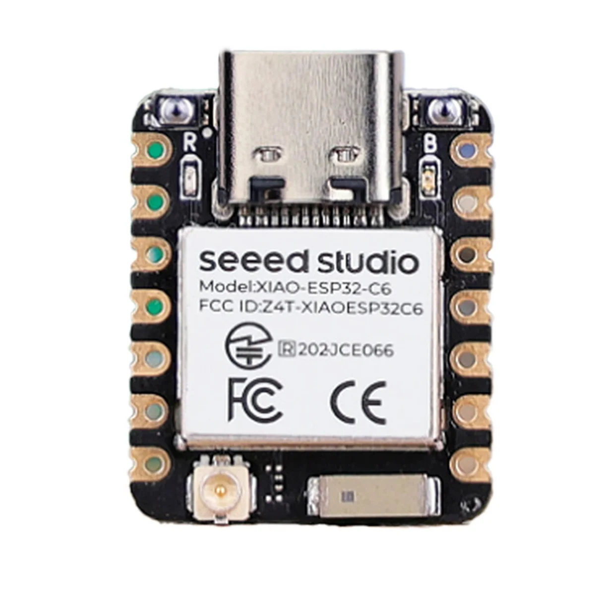 AU32-XIAO ESP32C6 Tiny Super Mini Board WiFi Bluetooth5.0 Development Board voor Arduino voor Seeed Studio Niet gesoldeerd
