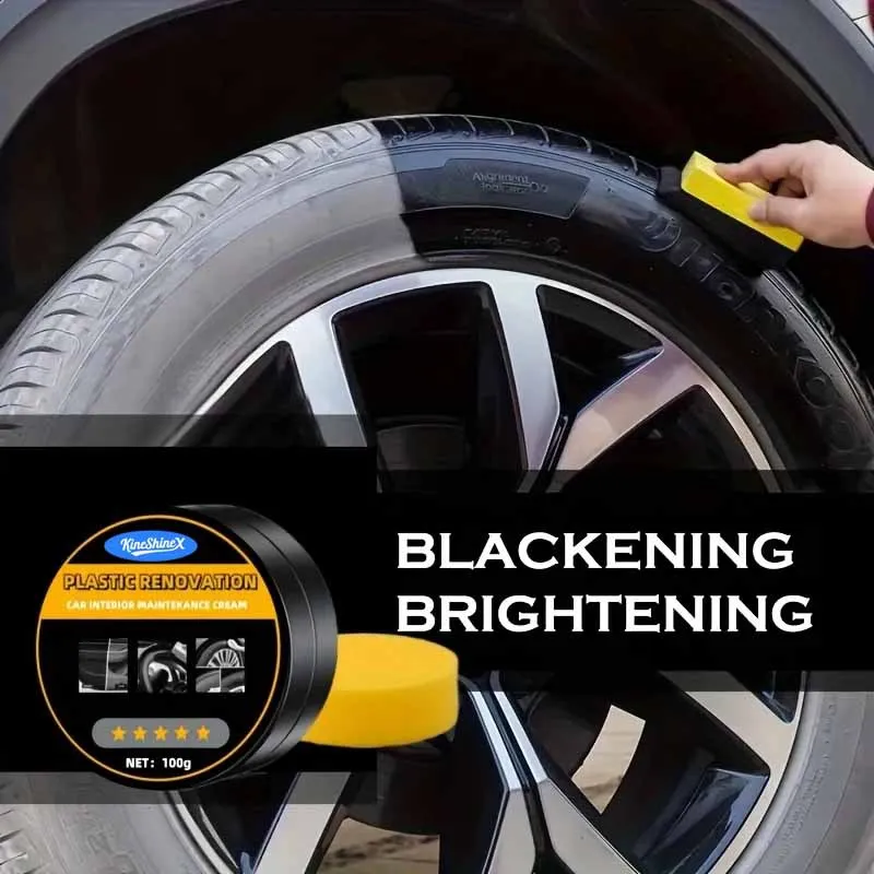 

Plastic Refurbishment Wax - Automotive Polishing Wax Oil - Long Lasting Polishing, Crack Prevention, Sunscreen and Aging