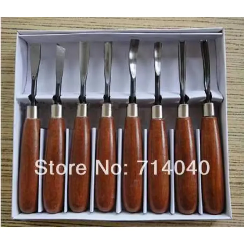 High quality 8 Pcs wood Carving Chisel Tool set, carpenter tools, wood carving knife
