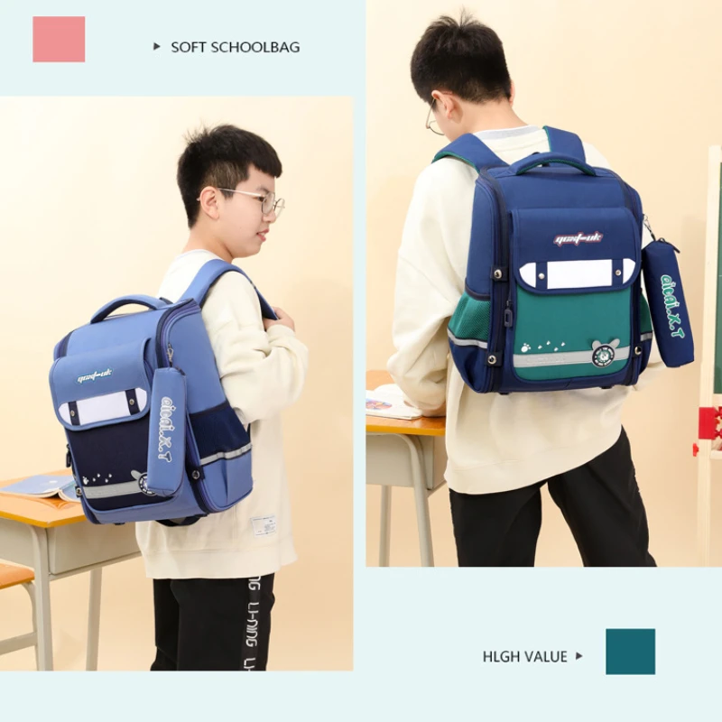 Mochilas escolares impermeables de gran capacidad para niños y niñas, bolsos de hombro para estudiantes de primaria, mochilas infantiles