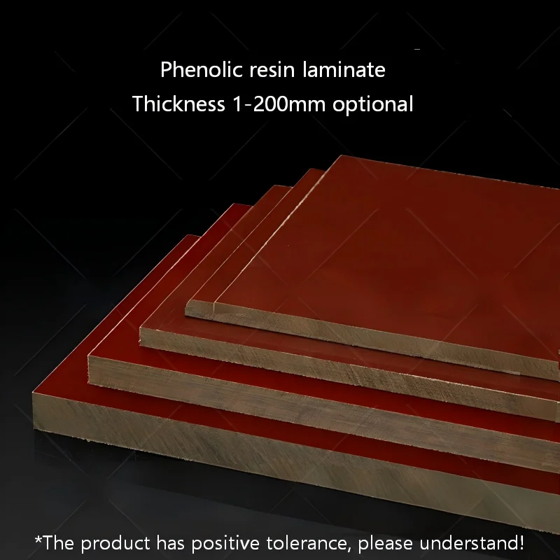 Phenolic Resin Laminated Bakelite Sheet Brown Cloth Base Composite Insulation Board High Temperature Resistant Engraving Custom