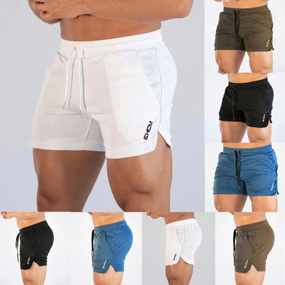 

Мужские шорты для бега, тренировочные шорты для тренажерного зала, фитнеса и бодибилдинга, мужская повседневная одежда, мужские шорты для фитнеса, бега, тренировок