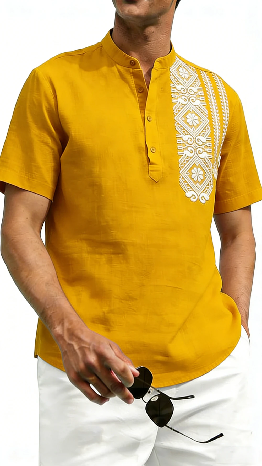 

Не вышивка, не аппликация: Мужская льняная рубашка с коротким рукавом и 3D-принтом, гавайская рубашка для отпуска и вечеринок, быстросохнущая.