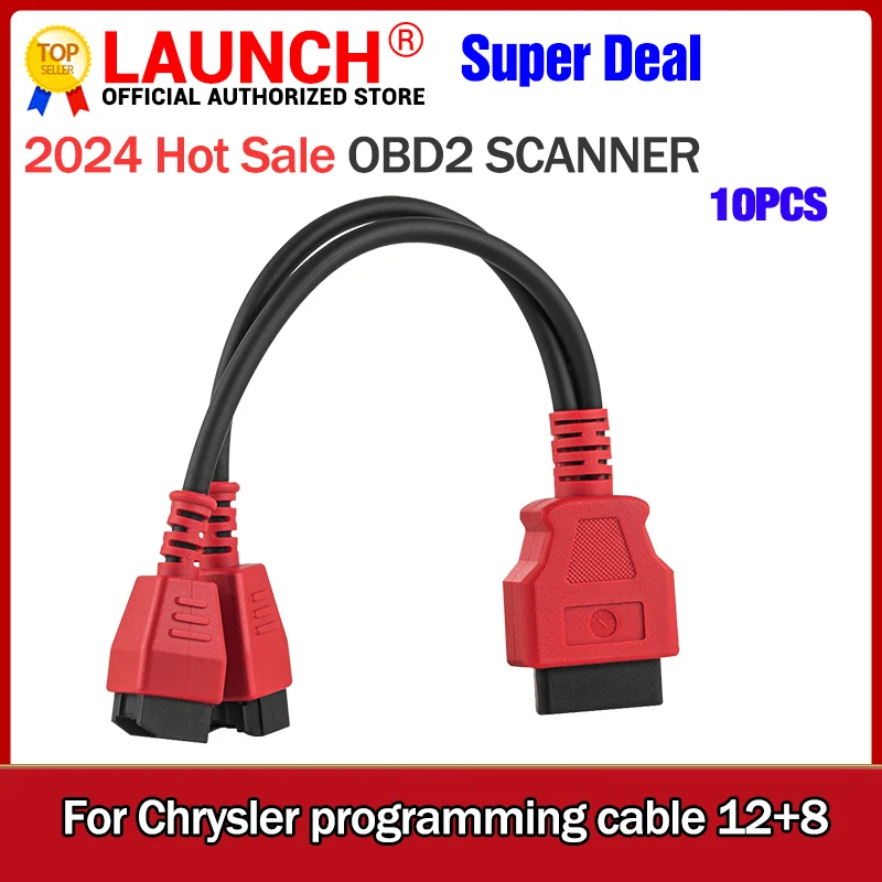 For Chrysler programming cable 12+8 connector for Autel DS808 Maxisys 906 908 PRO ELITE chrysler 12+8 adapter for LAUNCH X431 V