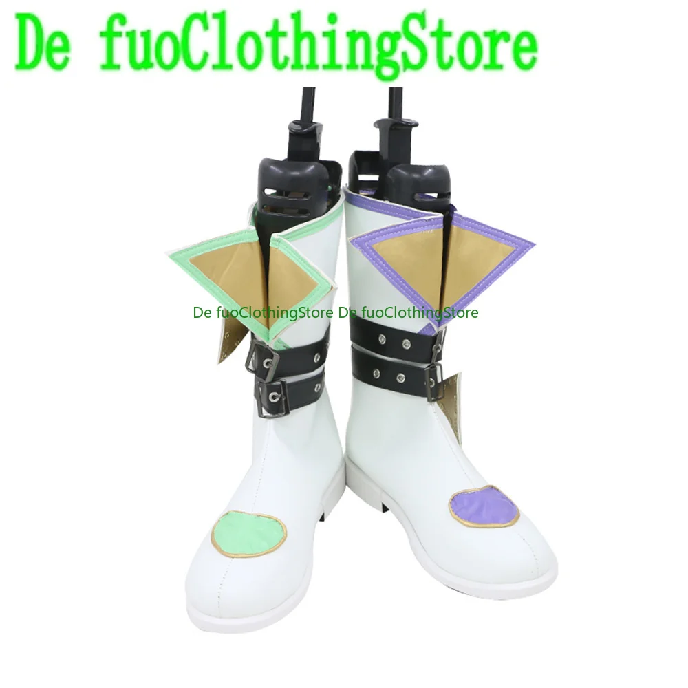 

Defuo Manaka Laala Shiratama PriPara Pretty Cosplay Shoes BootsGame Anime Game Role-playing Halloween Party Props Shoes Boots