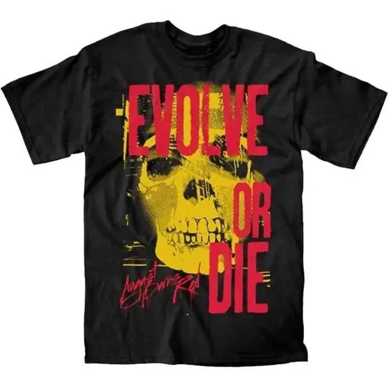AUGUST BURNS RED Evolve Or Die T-SHIRT S M L XL 2XL, article neuf, version officielle.