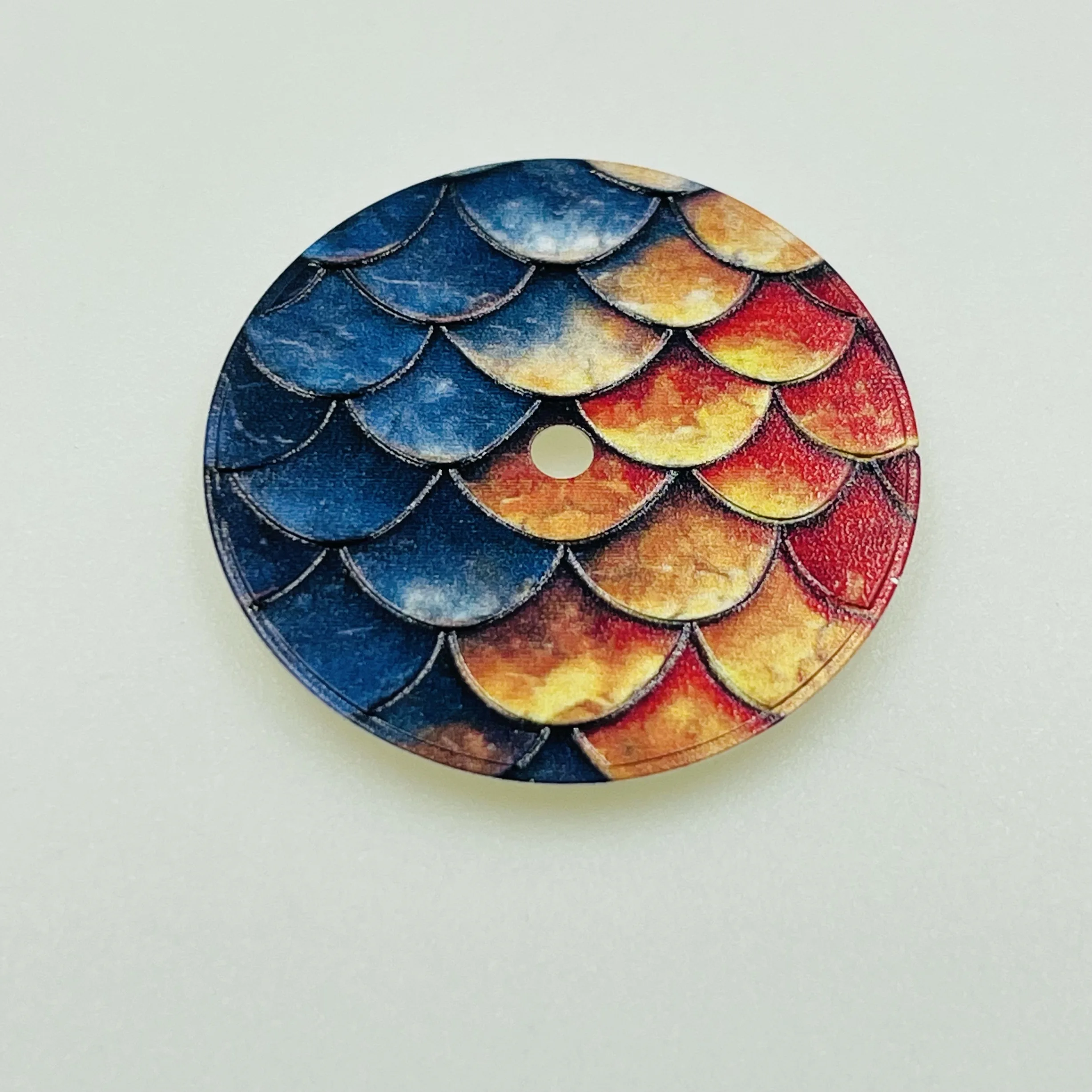 Customizable photo dial, 28.5mm new koi texture dial, suitable for NH35 and NH36 automatic movements