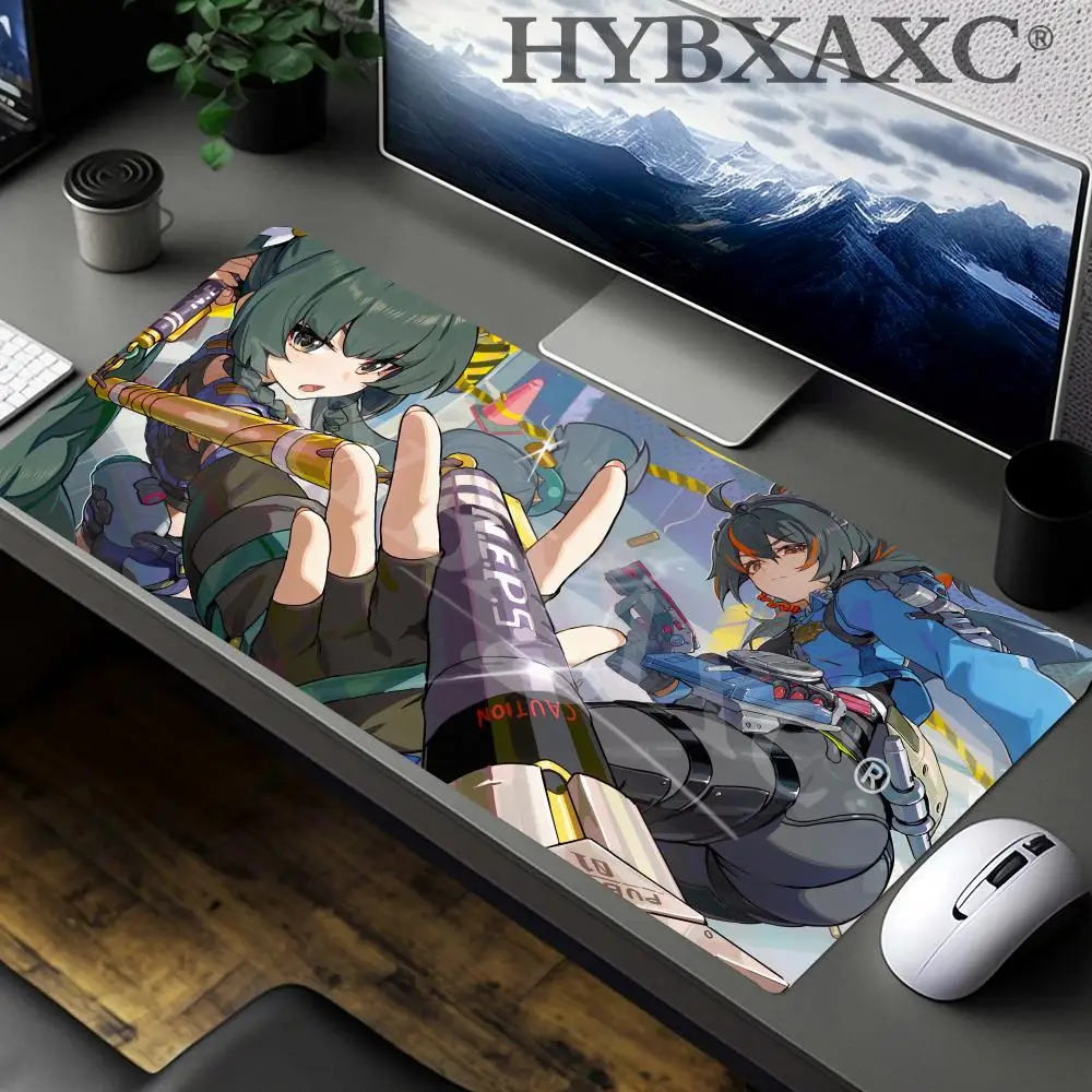 

HYBXAXC BestSellers game Zenless Zone Zero ZZZ Zhu Yuan Gamingteclado mousepad Large High definition print desktop accessories