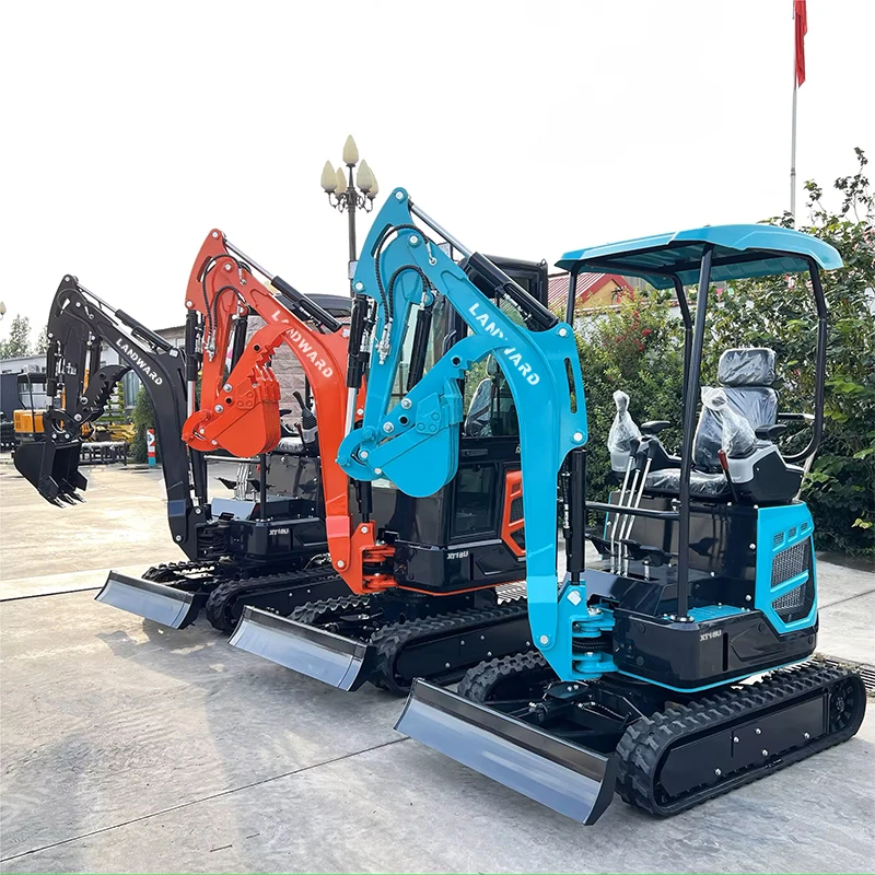 China 1.8Ton Mini Excavator Manufacturer 2000kg Agriculture Machinery Mini Digger For Sale Multifunctional Factory customization