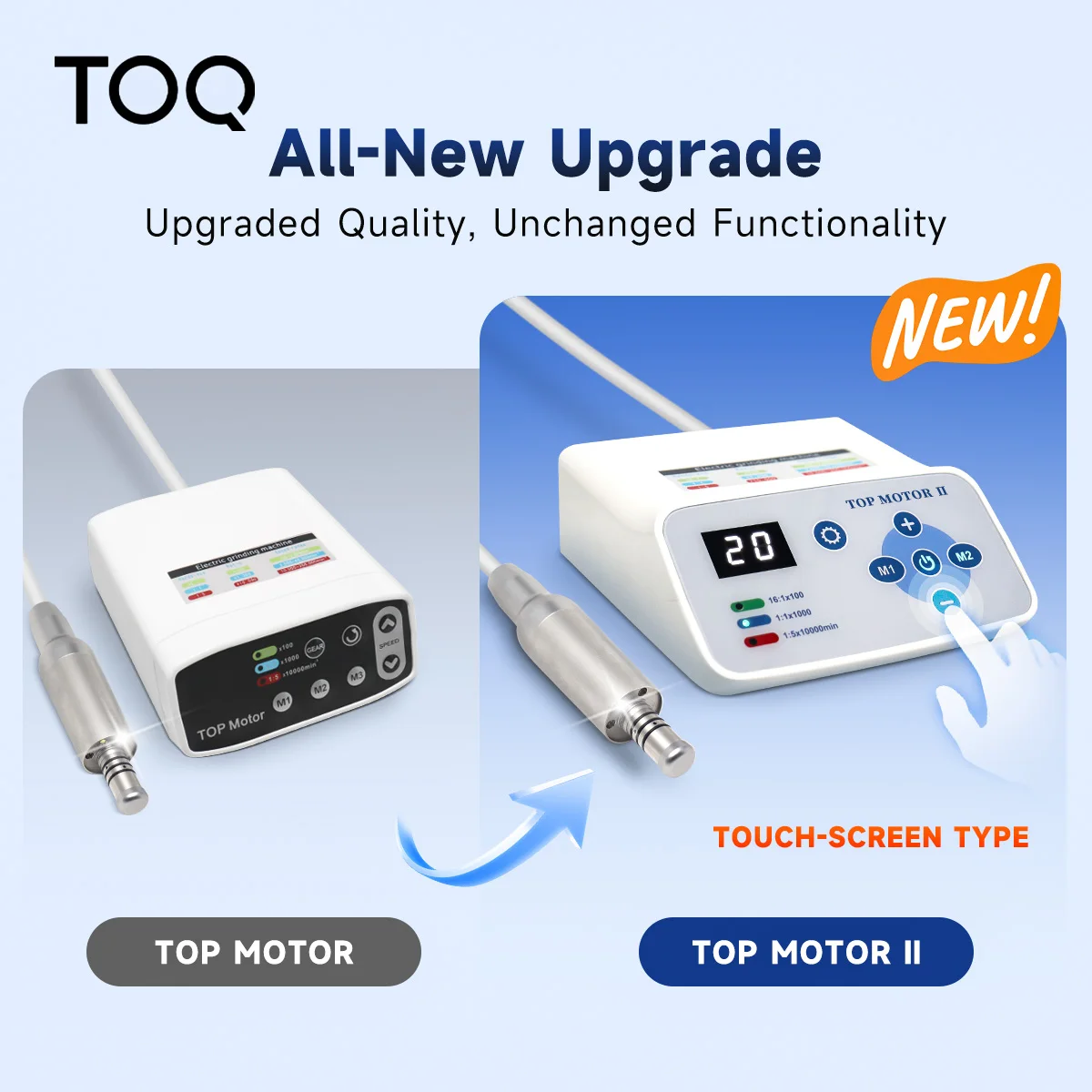 

Dental Electric LED Micro Motor Brushless Internal Spray Brushless Electric Dentist for Low Speed Handpiece Dental Tools