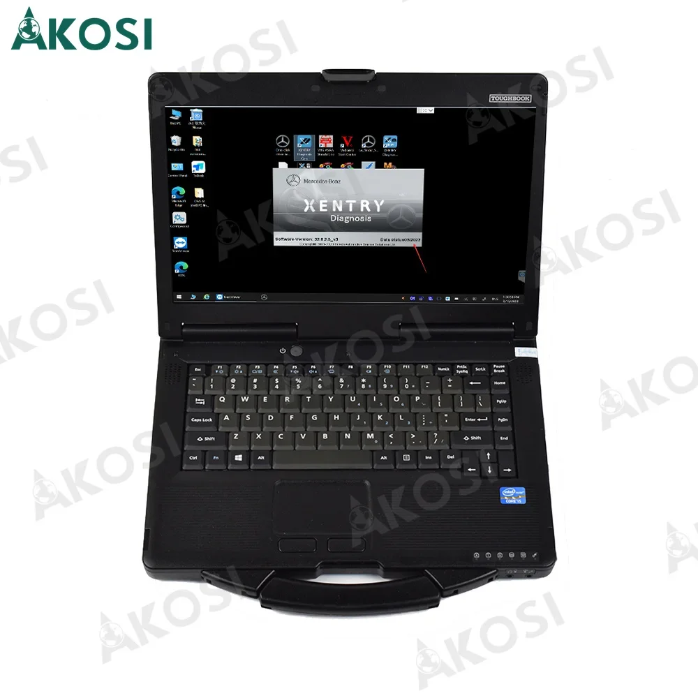 

CF53 Laptop install Newest 2023.03 MB STAR sd C4/C5/M6 software xentry DAS Tactrix Openport for Benz Diagnosis and programming