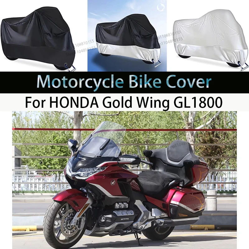 Cubierta para motocicleta HONDA Gold Wing, cubierta para lluvia para Moto, impermeable, a prueba de polvo, cubierta UV, cubierta para interior y exterior para motocicleta y Scooter
