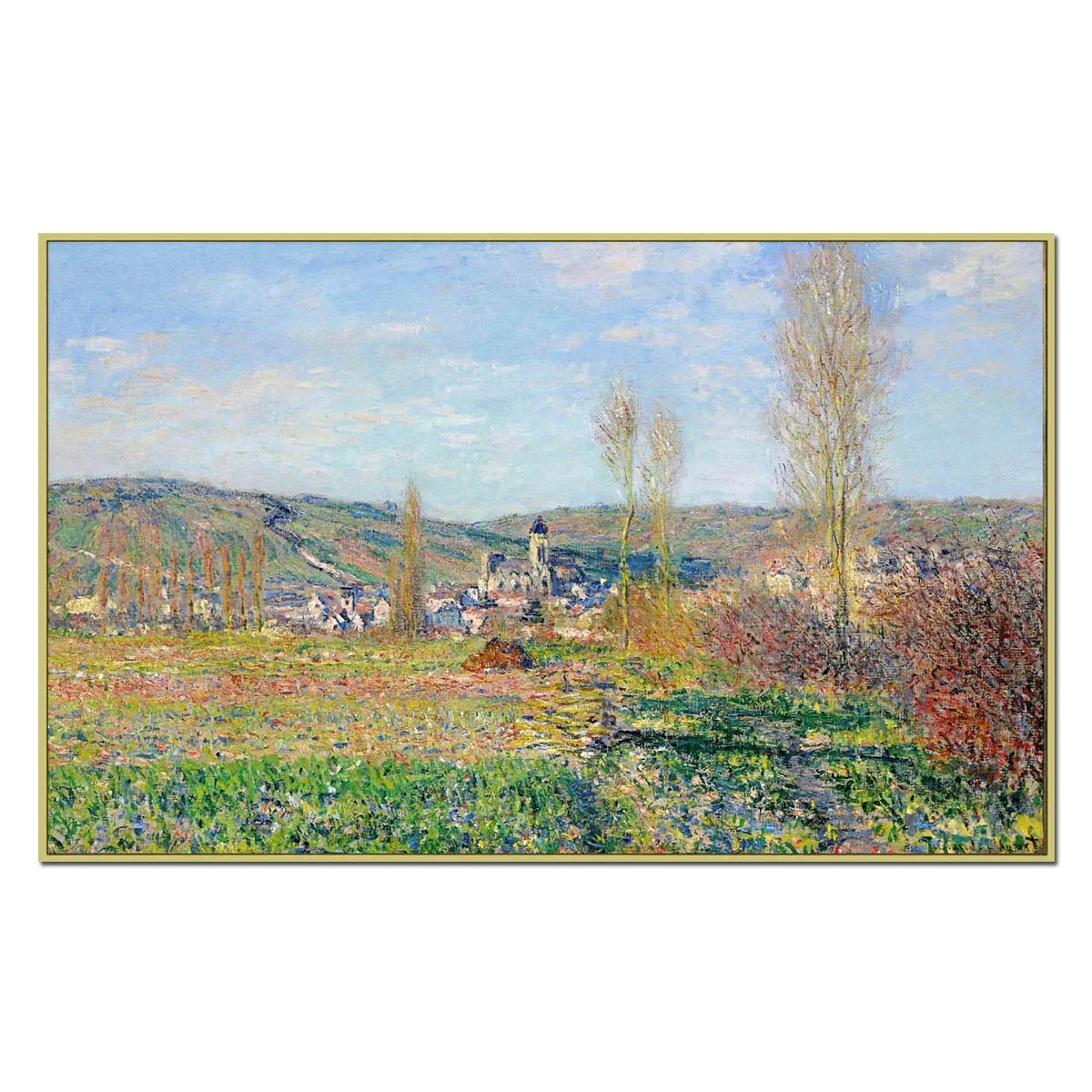 Hand painted high quality landscape reproduction of Regatta at Argenteuil by Claude Monet Famous oil painting reproduction