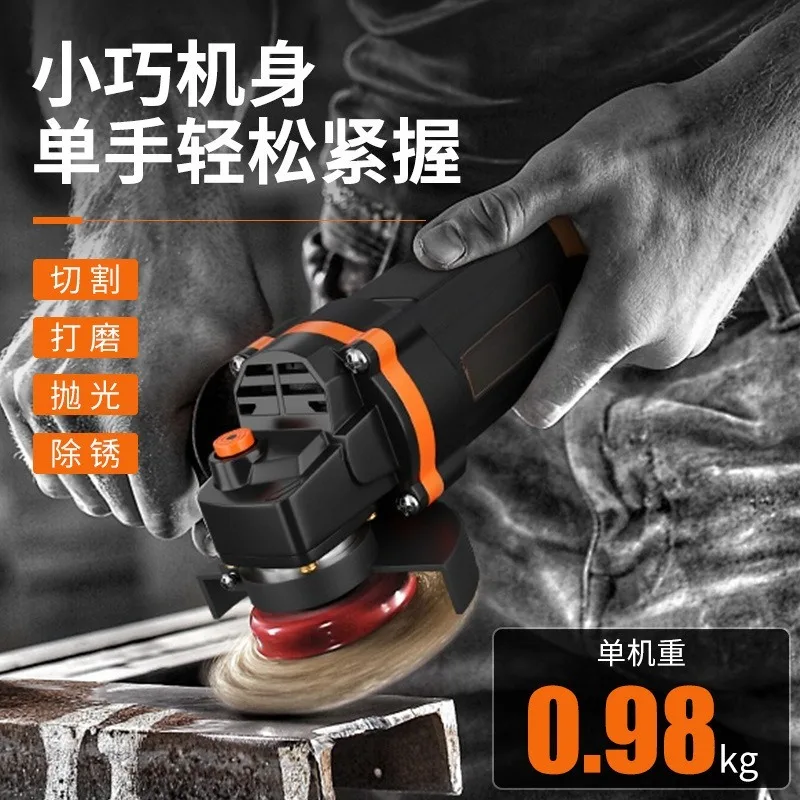 SNJ658 Mini Angle Grinder 410W, 3 Inch Electric Grinding Cutting Polishing Machine, Compact Handheld Power Tool