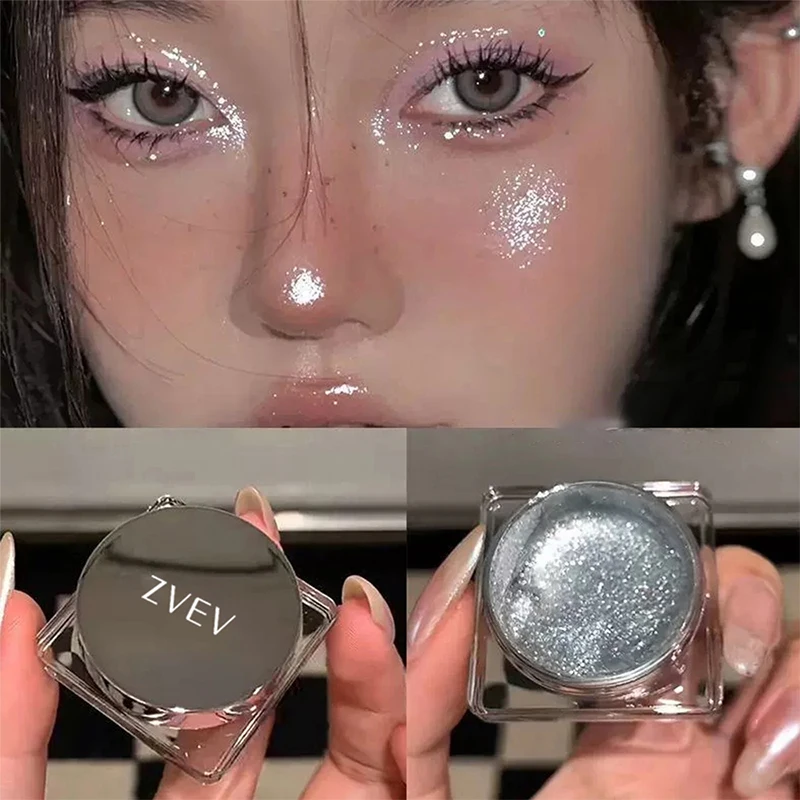 フラッシュ偏光アイシャドウ バーストフラッシュ ブロークン ライトニング リキッド ハイライト ファインフラッシュ ウェットアイシャドウ メタリック