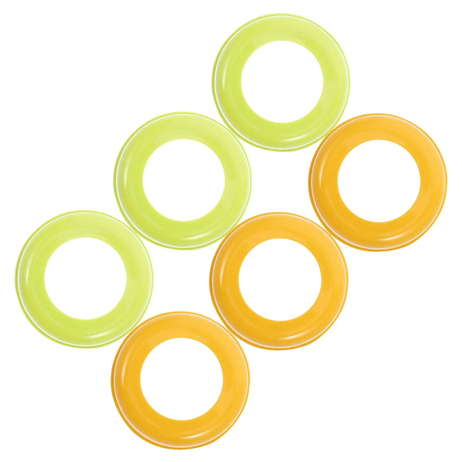 6Pcs Wide Bottle Ring Collars Leakproof Replacement Plastic Screw Adapters Infant Feeding Travel Milk Feeder