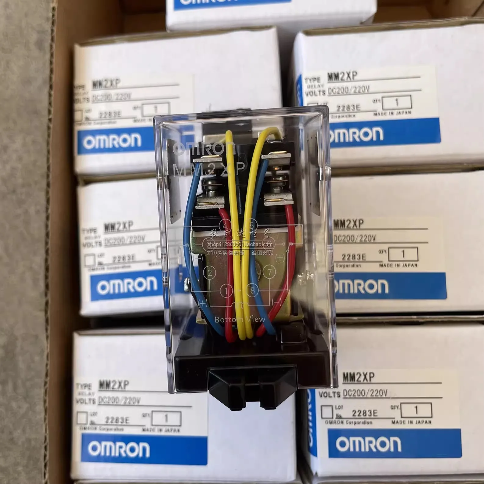 

(1 шт.) MM2XP DC200/220V, совершенно новое оригинальное импортное маломощное реле, в наличии.