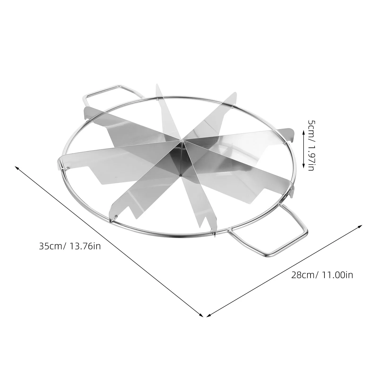 Multi-Slice Cutter Stainless Steel Slicing Tool For Even Cake Portions Baking Divider Pastry Server Set Party Cake Server