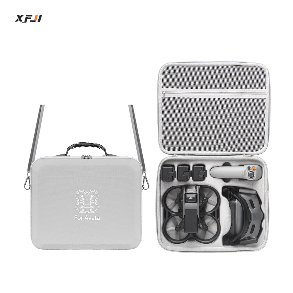 Custodia da trasporto XFJI per DJI Avata Storage Box per DJI Avata occhiali Integra valigia accessori per droni borsa a tracolla a prova di schizzi