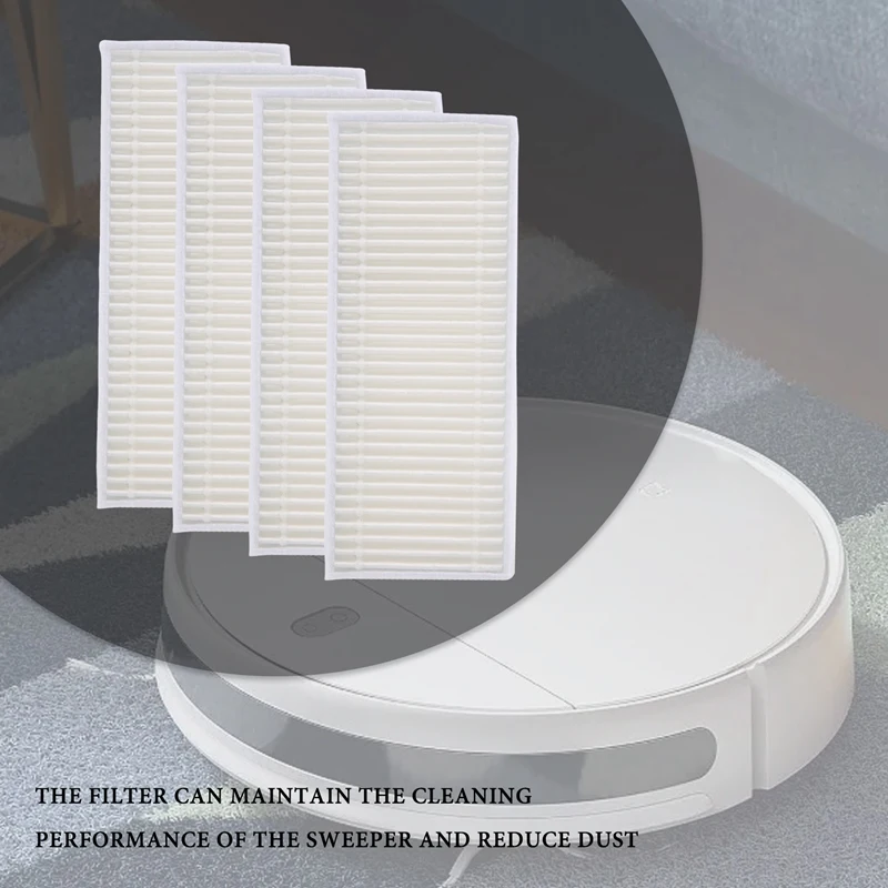 10Pcs Robot Vacuum Cleaner Filter HEPA Filter For Conga Serie 950 Robot Vacuum Cleaner Accessories