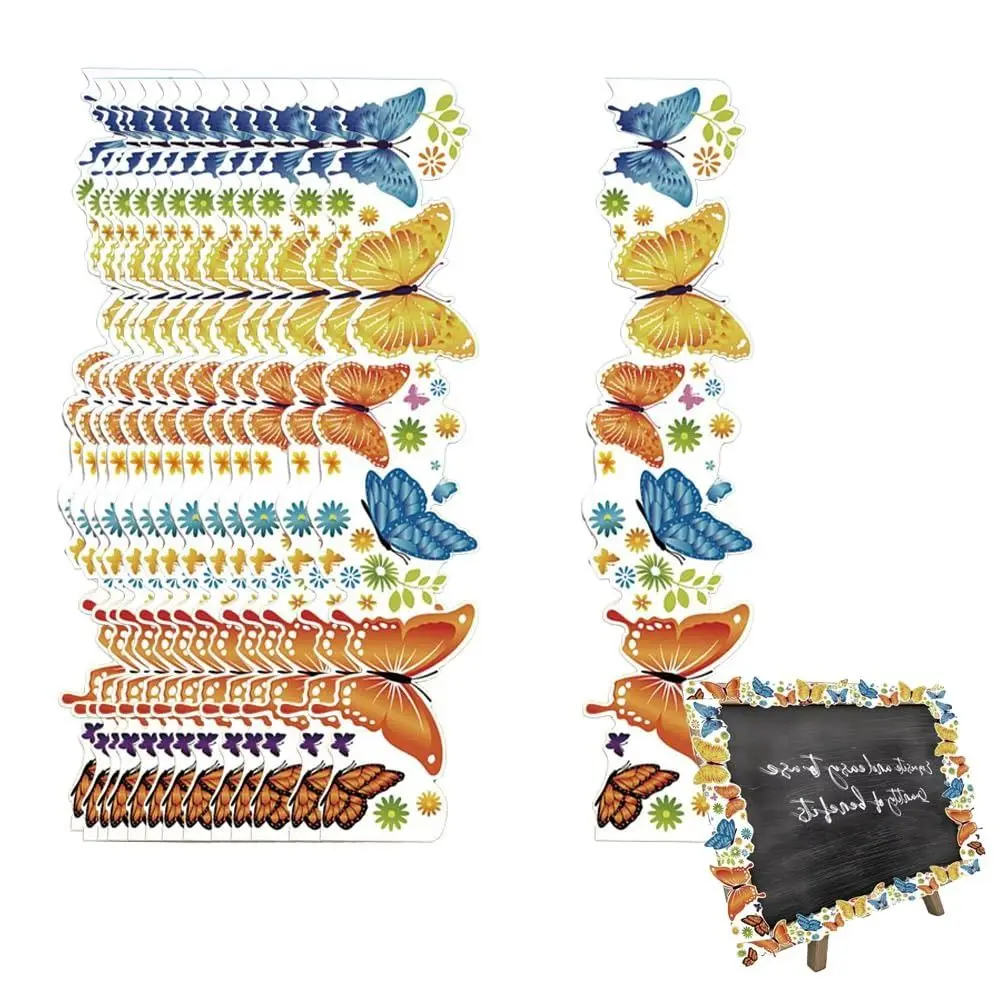 

Новые DIY бабочки наклейки для скрапбукинга красочные мультяшные украшения для классной доски 3D пейзажная наклейка для ноутбука