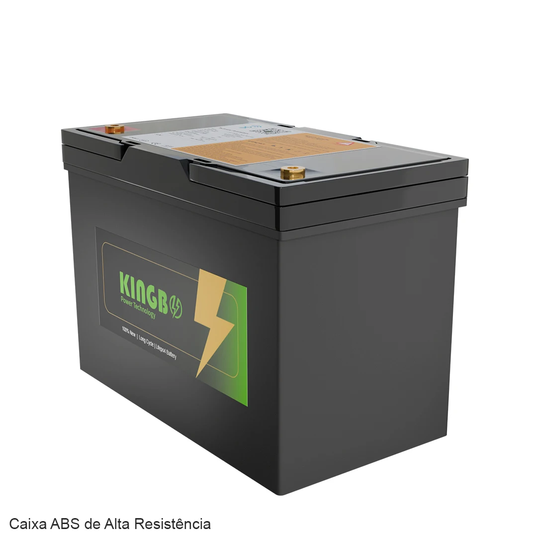 حزمة بطارية Kingbo Power 12.8V 100AH Lifepo4 لنظام الطاقة الشمسية والمركبات الكهربائية المدمج في بلوتوث JK BMS 12V Power Pack