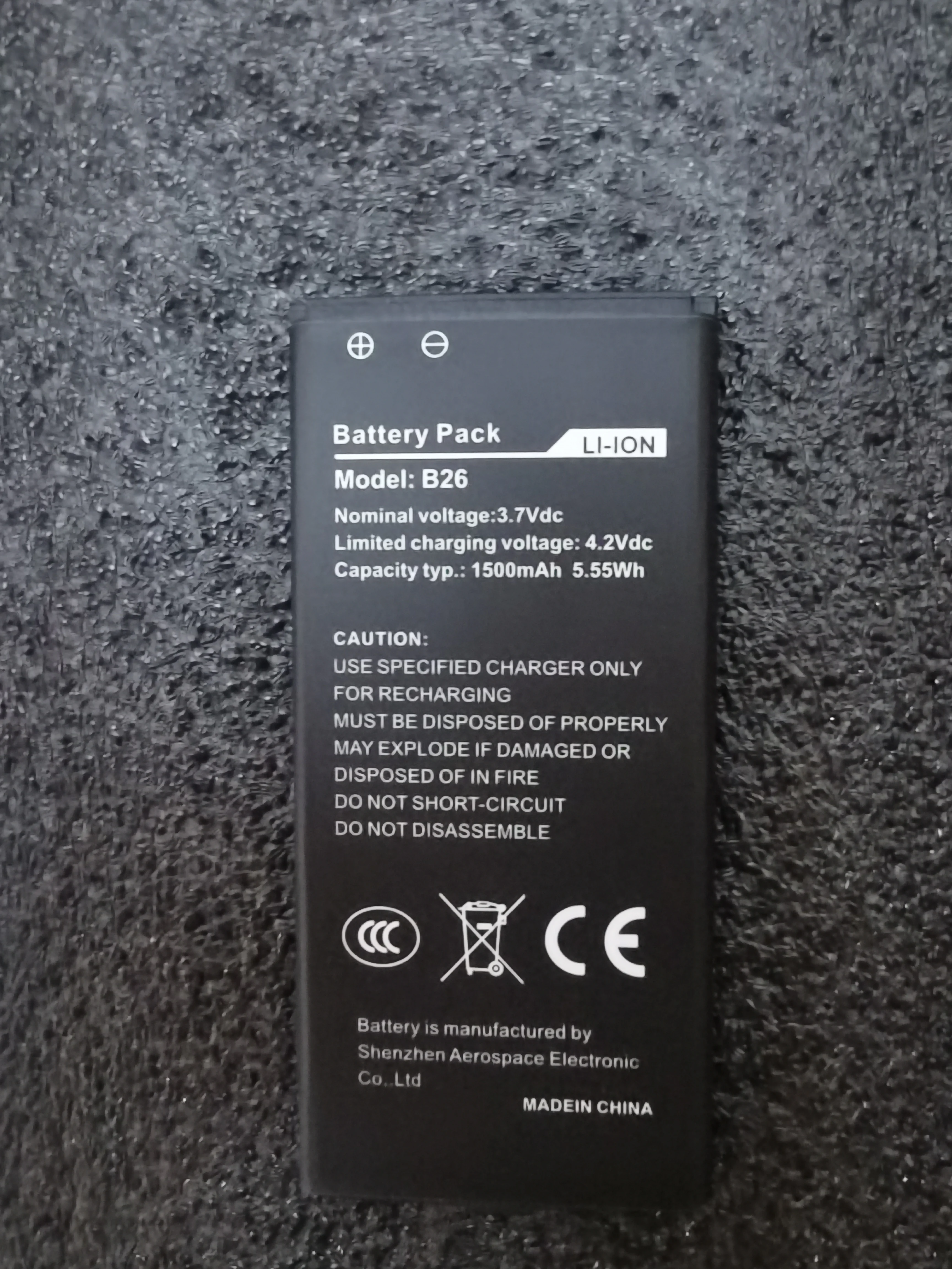 Original New battery 1500mah for Caterpillar CAT B26 mobile phone High Quality battery