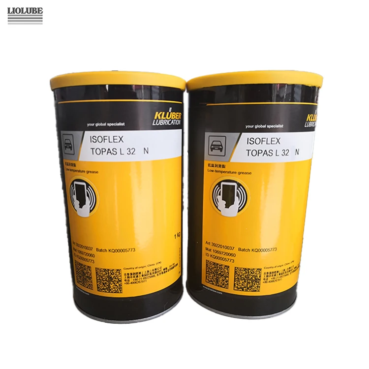 Pelumas Minyak KLUBER ISOFLEX TOPAS L 32 N 1kg Asli, Khusus Suhu Rendah untuk Mesin Pelumasan
