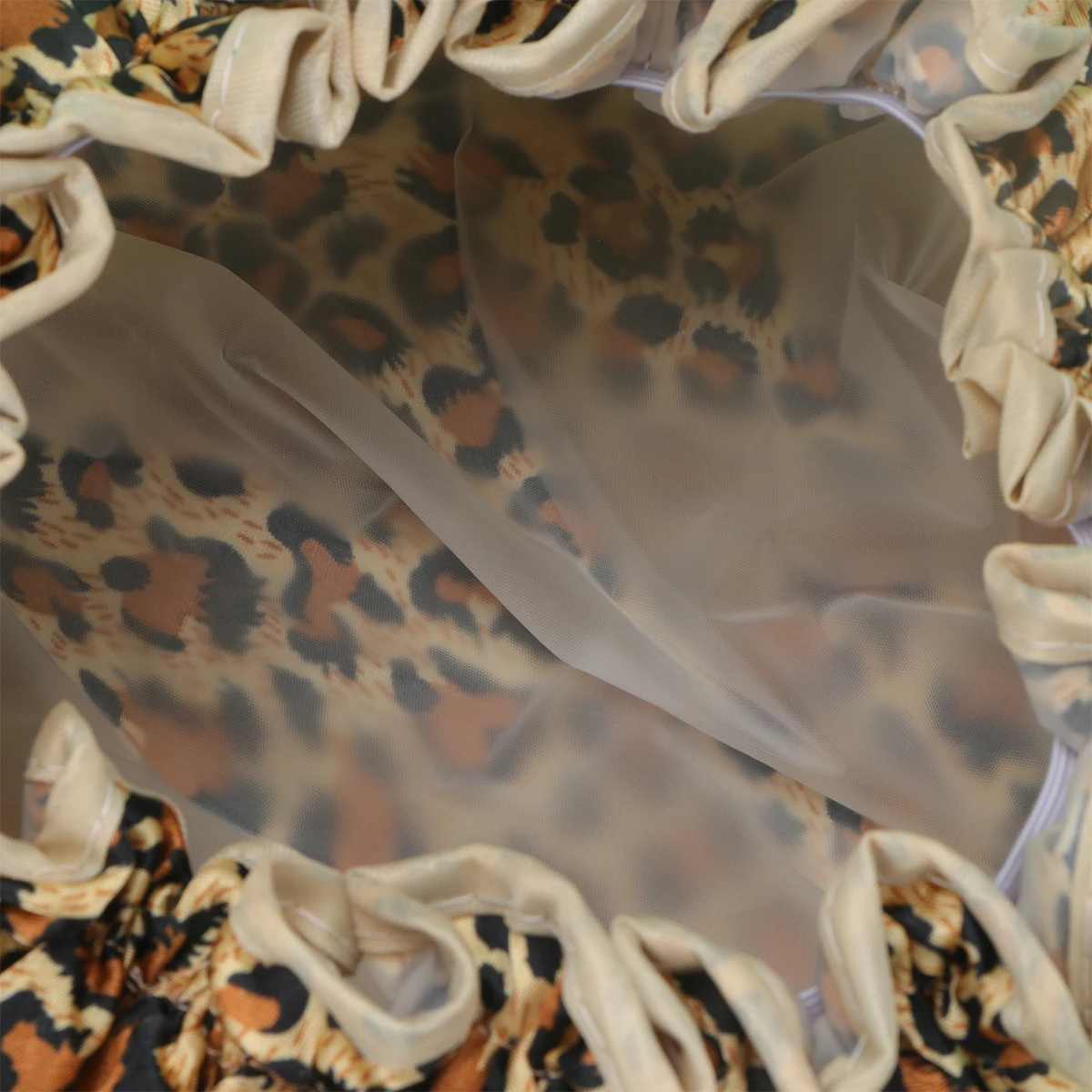 

2 Pcs Shower Caps Bathing Hair Salon Water Proof Styling Leopard Waterproof Miss