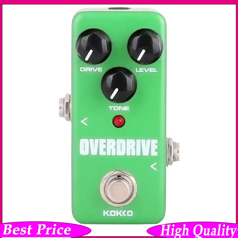 

Эффект-педаль FOD3 Overdrive для электрогитары, мини-педаль для гитары, электрогитара, бас-гитара, ламповый овердрайв, звуковой эффект