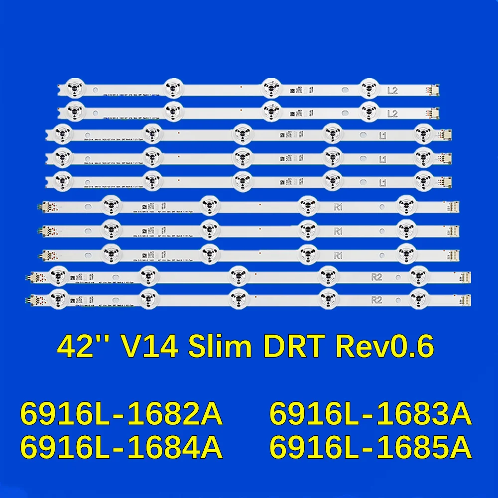 LED Strip for 42LB670V 42LB680V 42LB690V 42LB700V 42LB720V 42LB730V 42LY970H 42LB671V 42LB673V 42LB675V 42'' V14 Slim DRT Rev0.6