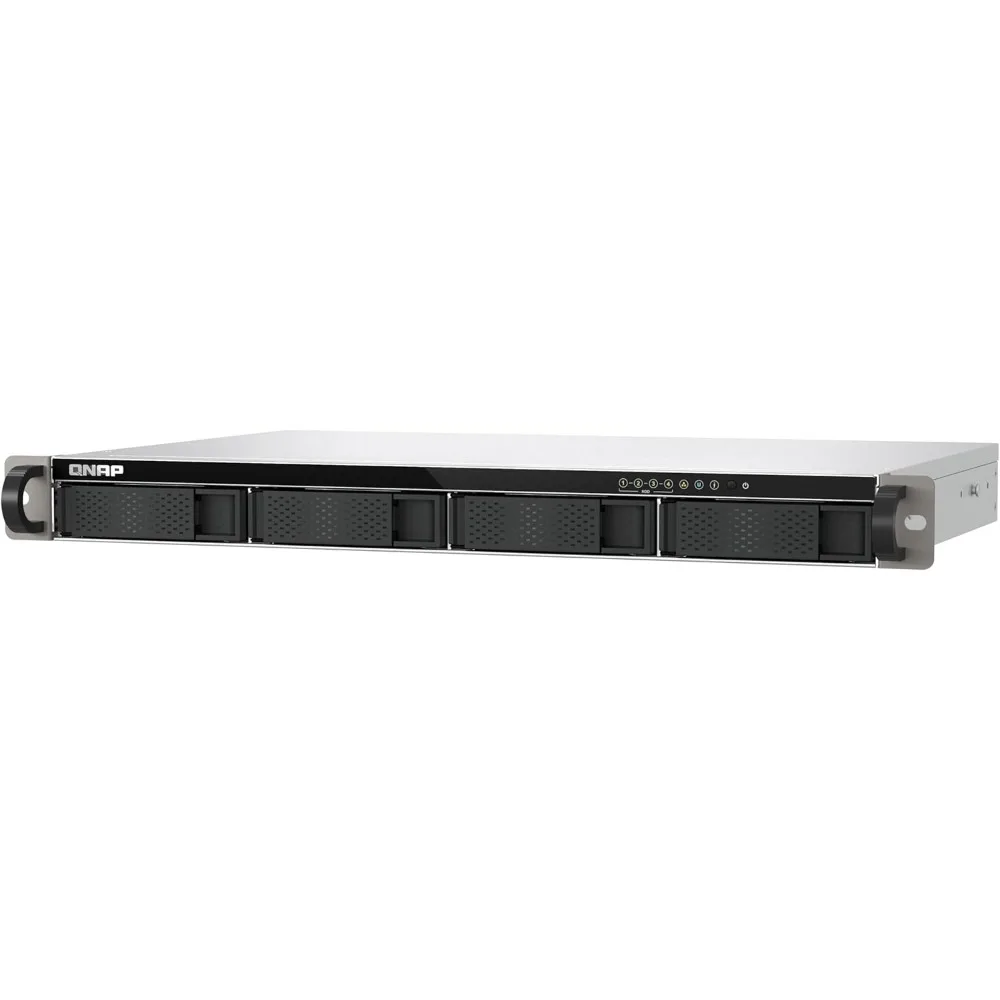 TS-433eU Compact 1U Short-Depth rackmount 2.5GbE NAS, Affordable Edge Storage with NPU Acceleration (Diskless)