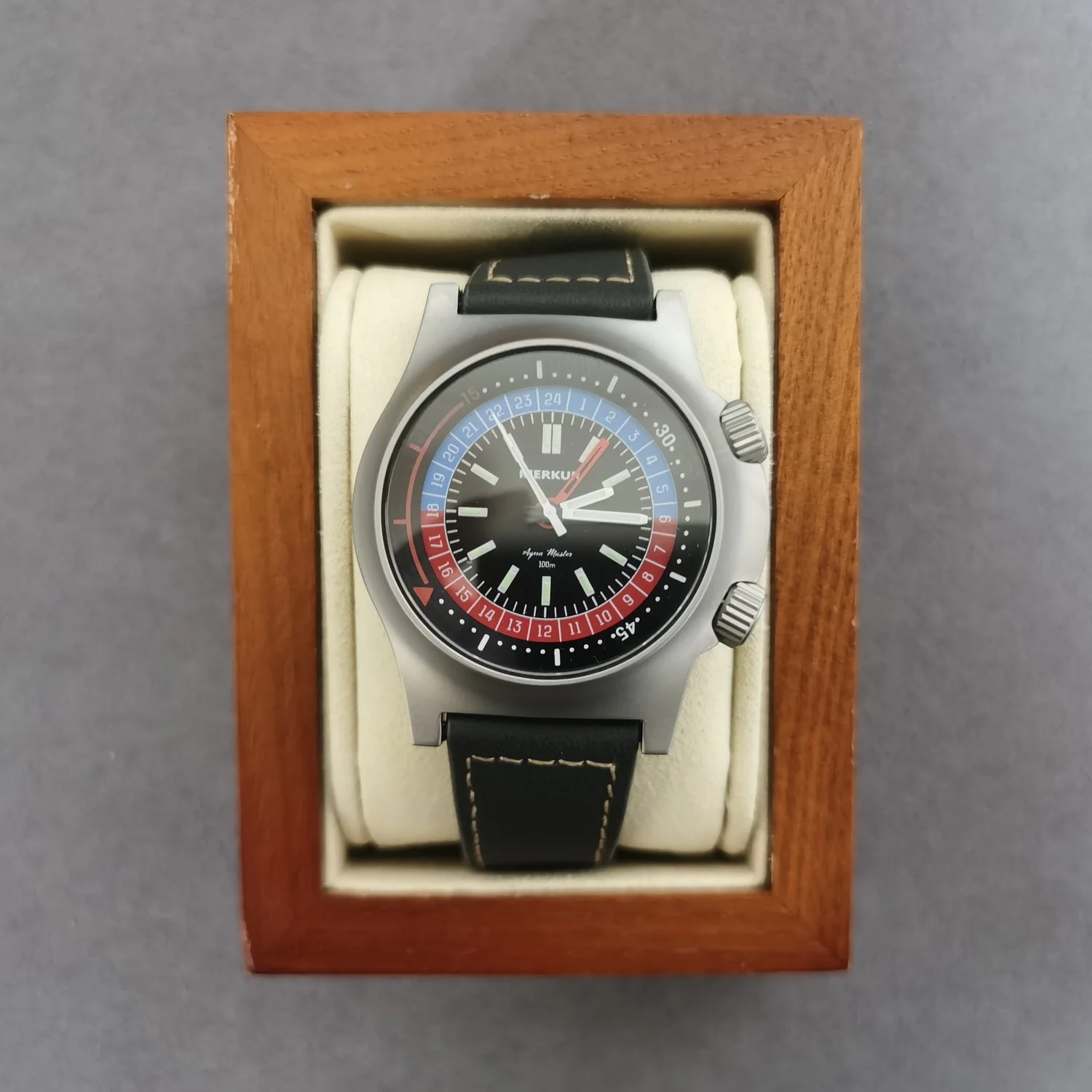 ساعة بيير بولين أوتوماتيكية للرجال 38 ملم ساعة يد ميكانيكية طيارية مرآة الياقوت